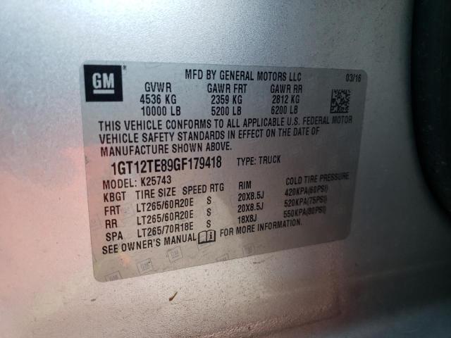 1GT12TE89GF179418 GMC Sierra K2500 Slt