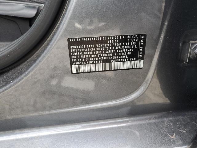 3VWD17AJXEM243458 Volkswagen JETTA SE