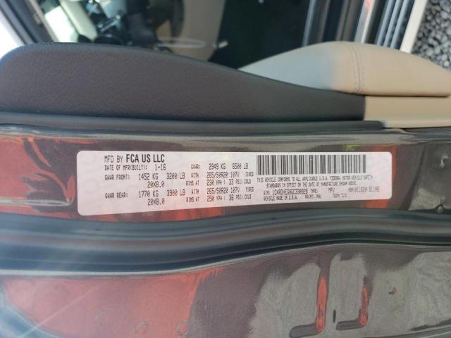 1C4RDHEG8GC330929 Dodge Durango Citadel