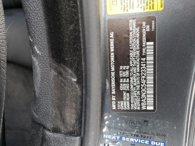 WBA3N3C54FK233414 BMW 428 I