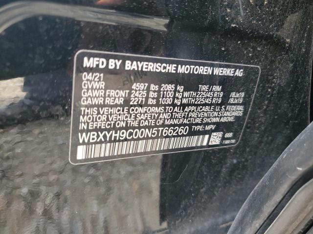 WBXYH9C00N5T66260 BMW X2 Sdrive28i