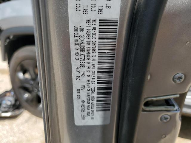 3C4NJDBB1KT713181 Jeep Compass Latitude