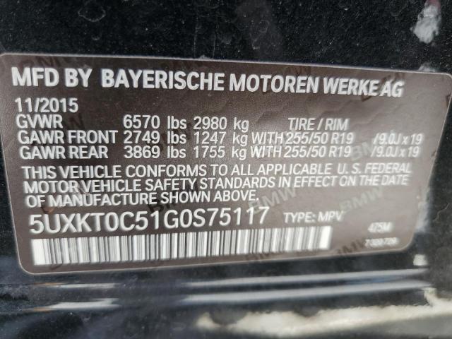 5UXKT0C51G0S75117 BMW X5 Xdr40e