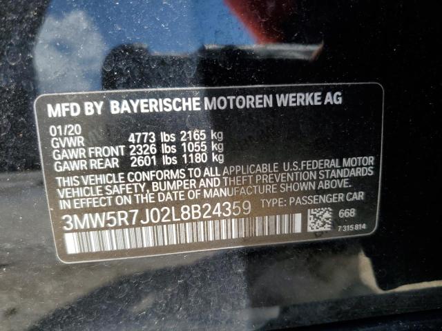 3MW5R7J02L8B24359 BMW 330XI