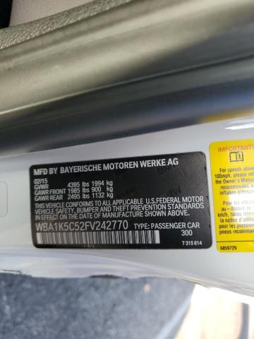 WBA1K5C52FV242770 BMW 228 I