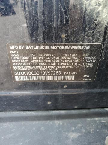 5UXKT0C30H0V97263 BMW X5 Xdr40e