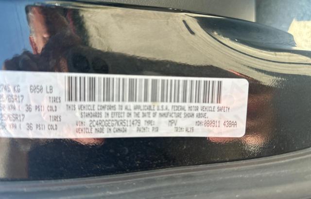 2C4RDGEG7KR511479 Dodge Grand Caravan Gt