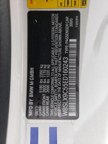 WBSLX9C55ED160243 BMW M6
