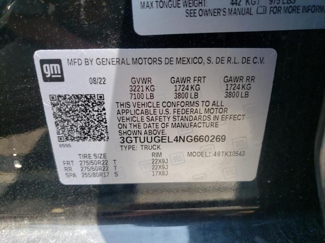 3GTUUGEL4NG660269 GMC Sierra K1500 Denali