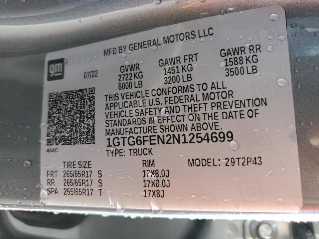1GTG6FEN2N1254699 GMC Canyon At4