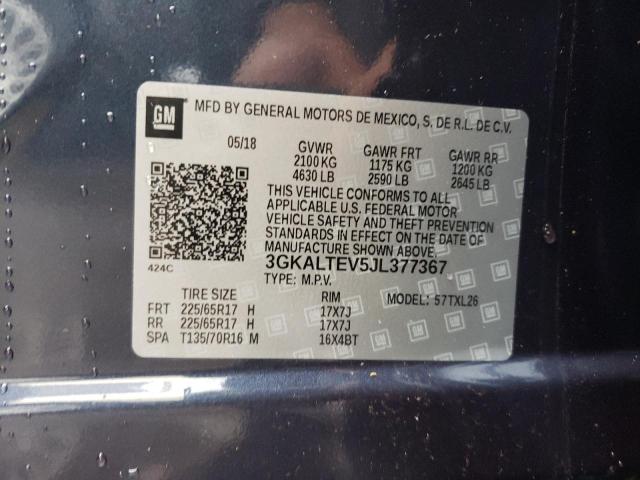 3GKALTEV5JL377367 GMC Terrain Sle