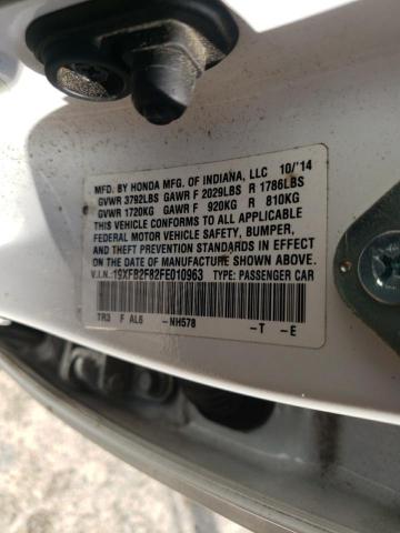 19XFB2F82FE010963 Honda CIVIC EX