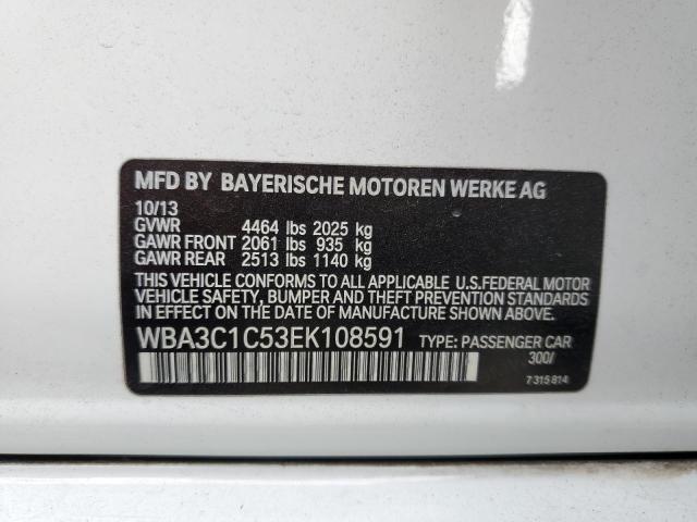 WBA3C1C53EK108591 BMW 328 I Sulev