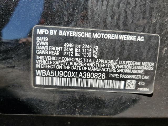 WBA5U9C0XLA380826 BMW M340XI