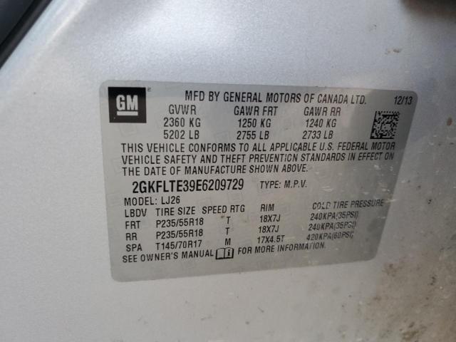 2GKFLTE39E6209729 GMC Terrain Slt