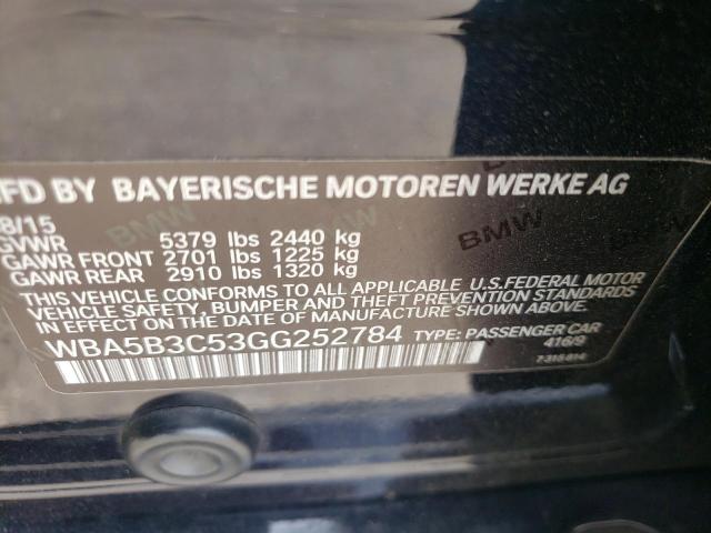 WBA5B3C53GG252784 BMW 535 XI