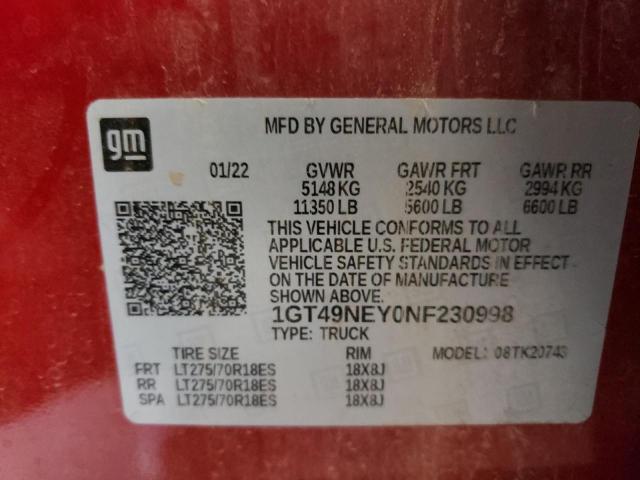 1GT49NEY0NF230998 GMC Sierra K2500 Slt
