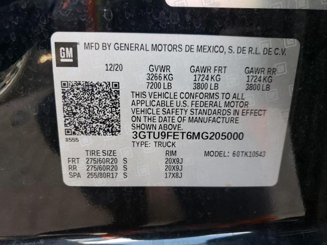 3GTU9FET6MG205000 GMC Sierra K1500 Denali