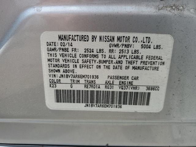 JN1BV7AR6EM701936 Infiniti Q50 BASE