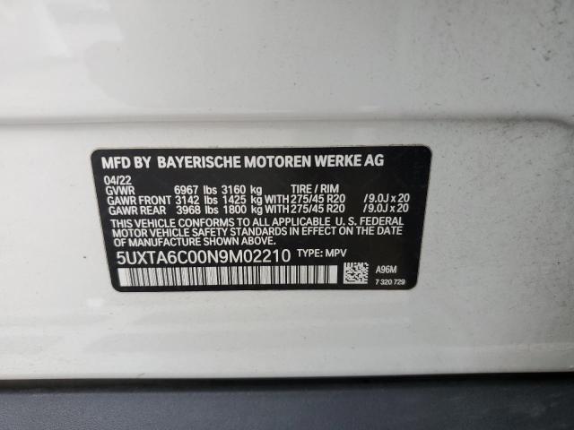 5UXTA6C00N9M02210 BMW X5 Xdrive45e