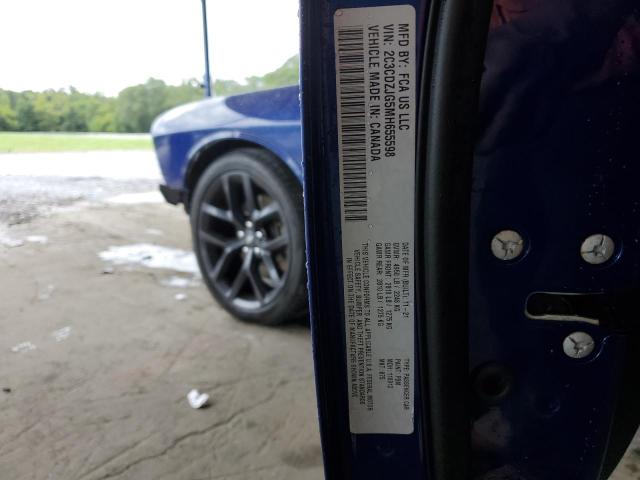 2C3CDZJG5MH655598 Dodge Challenger Gt