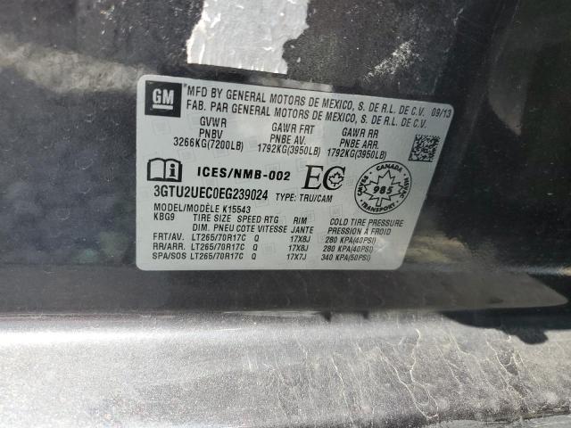 3GTU2UEC0EG239024 GMC Sierra K1500 Sle
