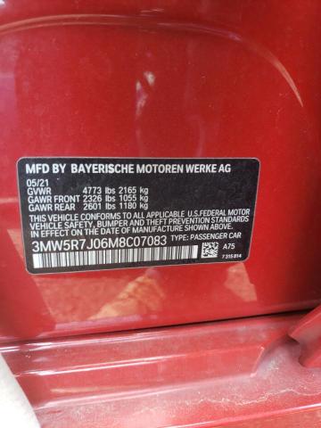 3MW5R7J06M8C07083 BMW 330XI