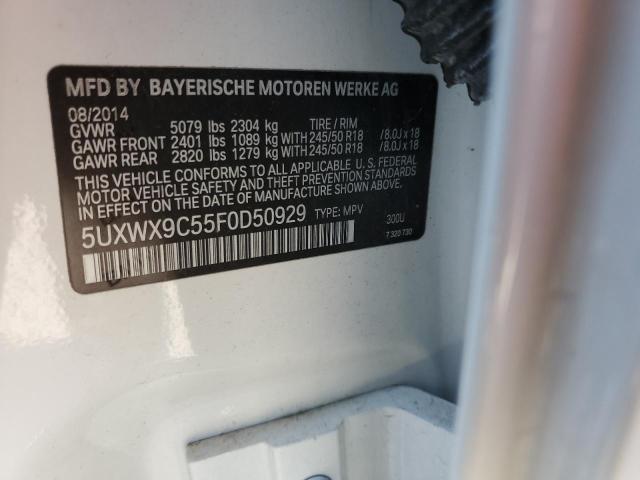 5UXWX9C55F0D50929 BMW X3 Xdrive28i