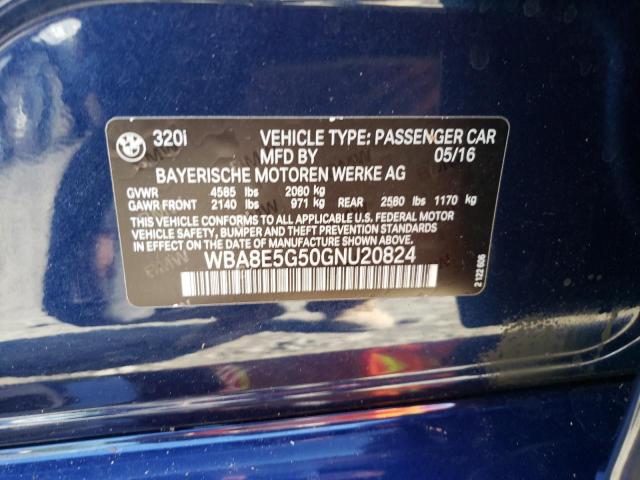 WBA8E5G50GNU20824 BMW 320 XI