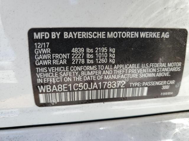 WBA8E1C50JA178372 BMW 330e