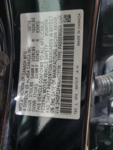2HGFC2F63LH508036 Honda Civic Lx
