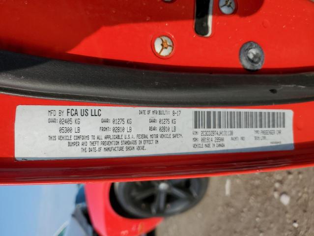 2C3CDZBT4JH131138 Dodge Challenger R/t