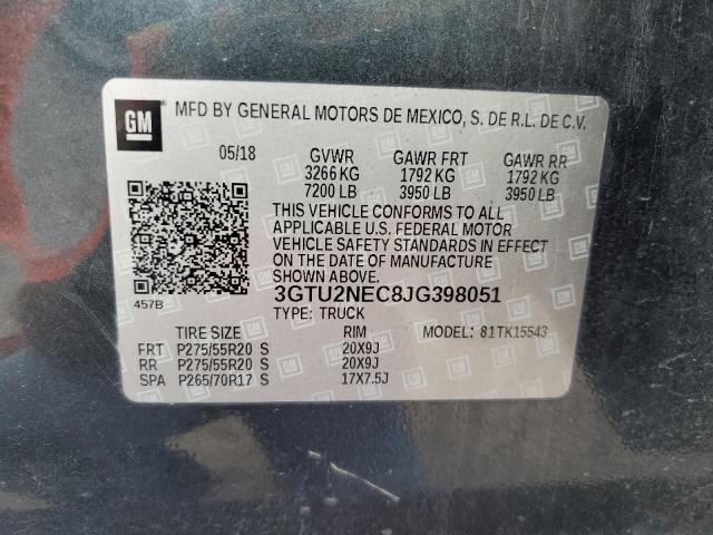3GTU2NEC8JG398051 GMC Sierra K1500 Slt