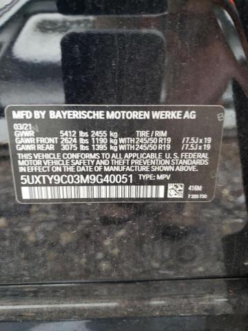 5UXTY9C03M9G40051 BMW X3 Xdrivem40i