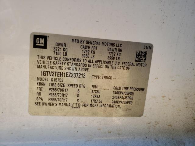 1GTV2TEH1EZ237213 GMC Sierra K1500