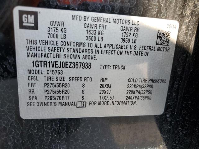 1GTR1VEJ0EZ367938 GMC Sierra C1500 Slt