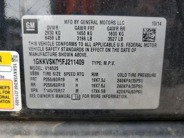 1GKKVSKD6FJ211409 GMC Acadia Slt-2