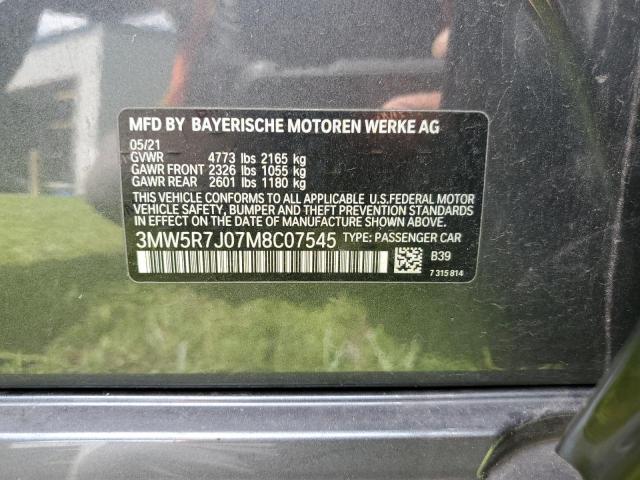 3MW5R7J07M8C07545 BMW 330XI