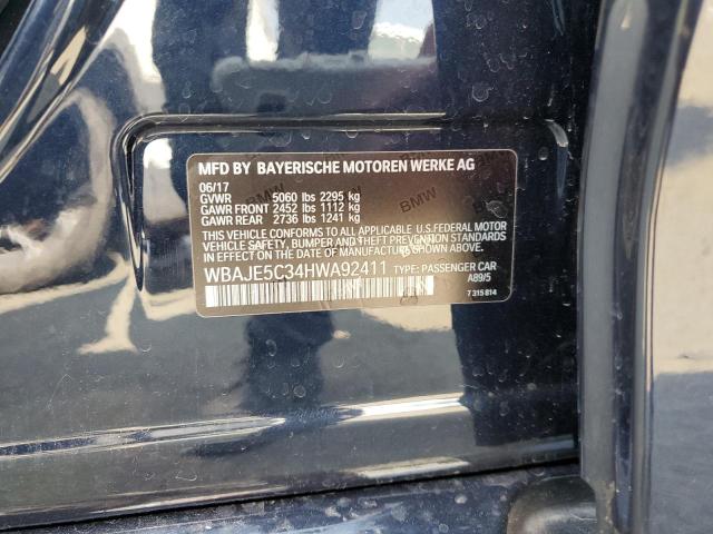 WBAJE5C34HWA92411 BMW 540 I