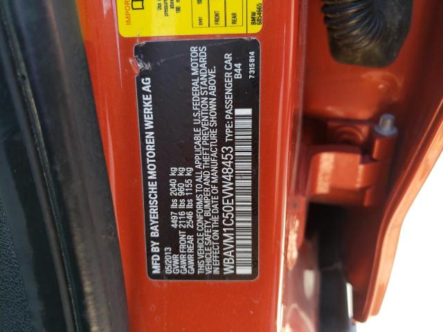 WBAVM1C50EVW48453 BMW X1 Sdrive28i