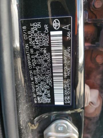 JTDKDTB33J1618365 Toyota PRIUS C
