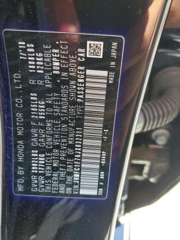 JHMFC1F76JX032311 Honda CIVIC EXL