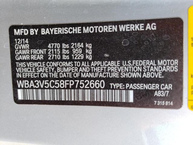 WBA3V5C58FP752660 BMW 428 I