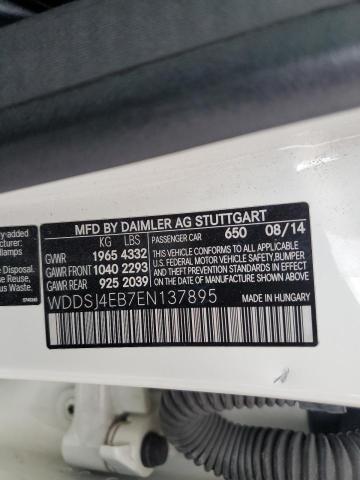 WDDSJ4EB7EN137895 Mercedes-Benz CLA 250