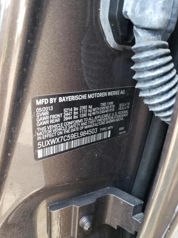 5UXWX7C59EL984503 BMW X3 Xdrive35i