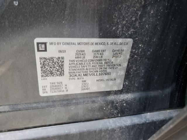 3GKALMEV0LL107651 GMC Terrain Sle