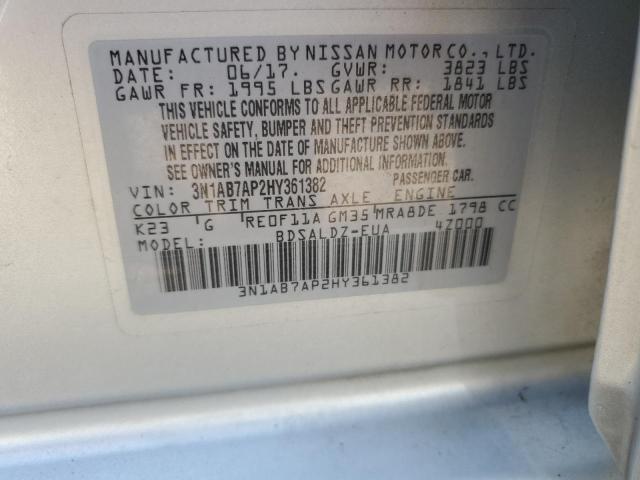 3N1AB7AP2HY361382 Nissan SENTRA S