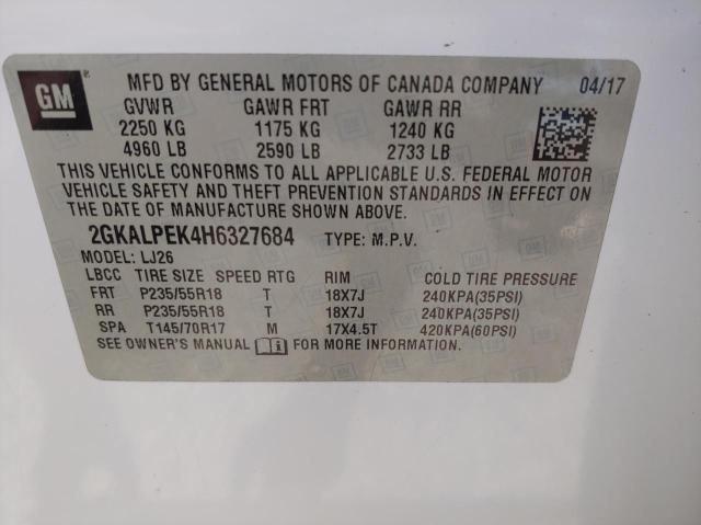2GKALPEK4H6327684 GMC Terrain Slt
