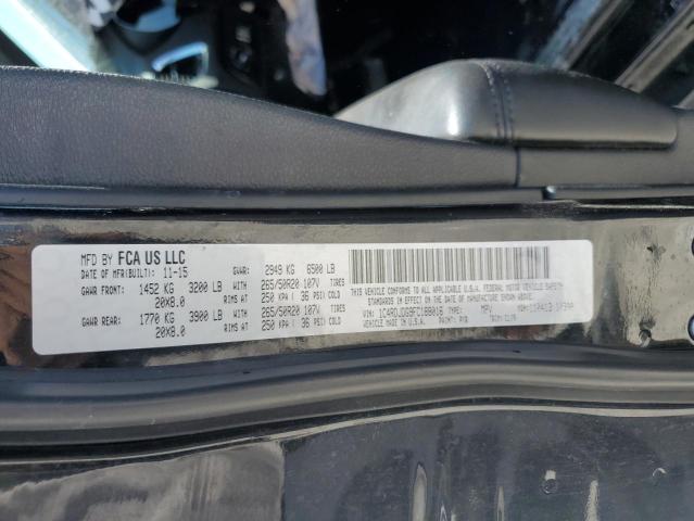 1C4RDJDG9FC188016 Dodge DURANGO LIMITED