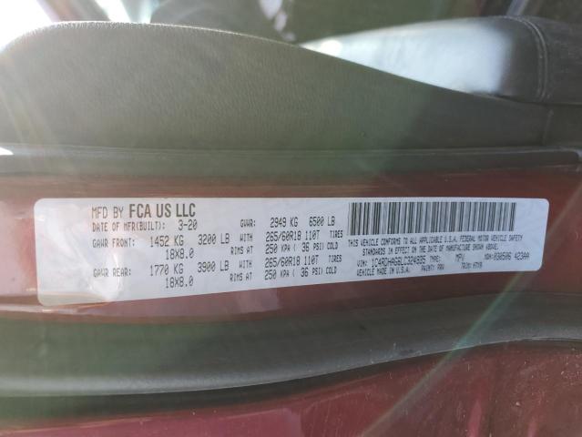 1C4RDHAG6LC324935 Dodge Durango Sxt
